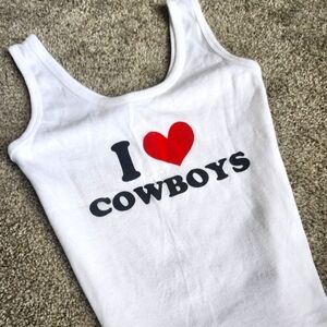 'I Love Cowboys' Tank Top